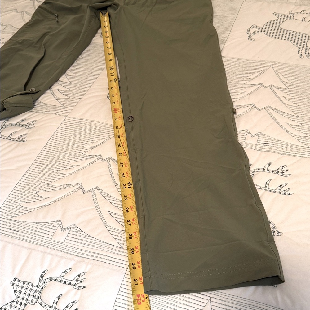 Eastern Mountain Sports Women’s Green Cargo Pants-8R - Picture 10 of 13